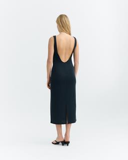 Thinking MU Kleid Adu Slim Schwarz