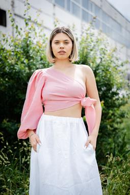 De IONESCU Crop Top Daia Pink