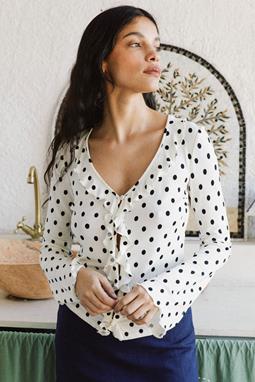 Avani Top Pivoine Ecru