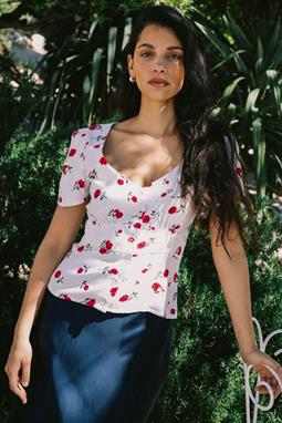 Avani Bluse Althea Weiß