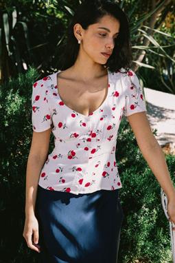 Avani Bluse Althea Weiß