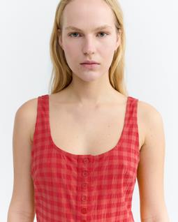 Thinking MU Jumpsuit Seersucker Maud Rot