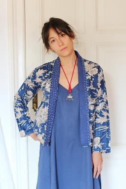 ManduTrap Cardigan Sunaja Blauw