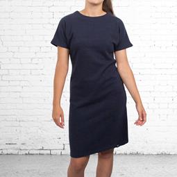 The Driftwood Tales Kleid - Recycelter Sweatstoff - Navyº