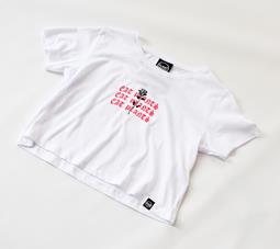Plant Faced Clothing Eat Plants Goth Roses Weißes Crop Top