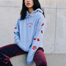 Plant Faced Clothing Eat Plants Scattered Roses Hoodie