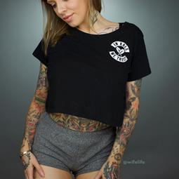Plant Faced Clothing In Kale We Trust Crop Top