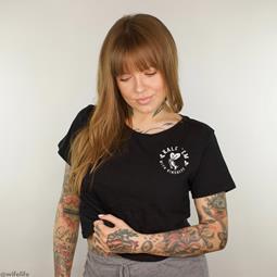 Plant Faced Clothing Kale 'Em With Kindness Crop Top