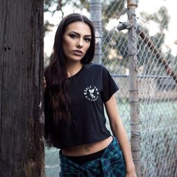 Plant Faced Clothing Kale 'Em With Kindness Crop Top