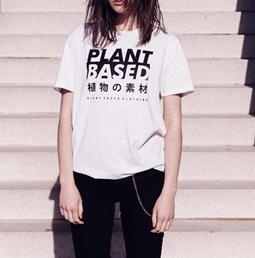 Plant Faced Clothing T-Shirt Plant Based Kanji Wit