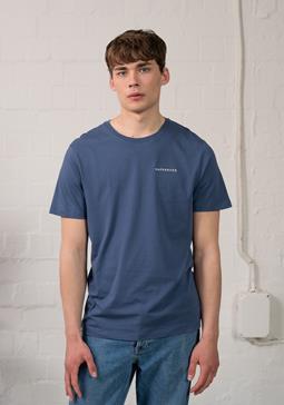 Hafendieb T-Shirt Logo Stick Blauw