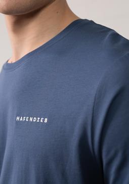 Hafendieb T-Shirt Logo Stick Blauw