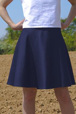 Top And Skirt Lea Navy Blue