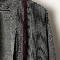 Luks Kimono Badjas Mete Houtskool