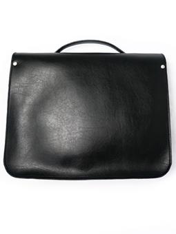 Will's Vegan Store Satchel Classic 14 Inch Black