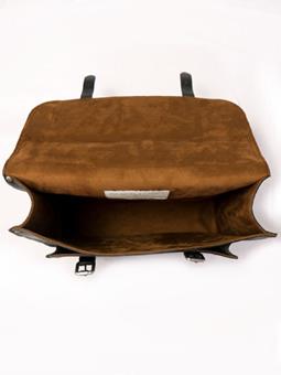 Will's Vegan Store Satchel Classic 14 Inch Black