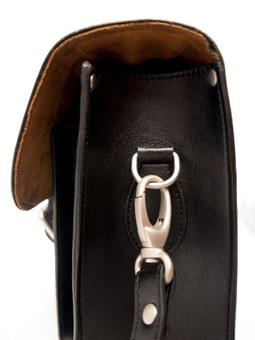 Will's Vegan Store Satchel Classic 14 Inch Black