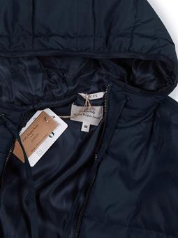Will's Vegan Store Hooded Puffer Donkerblauw