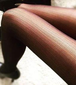 Swedish Stockings Nina Fischgrätstrumpfhose