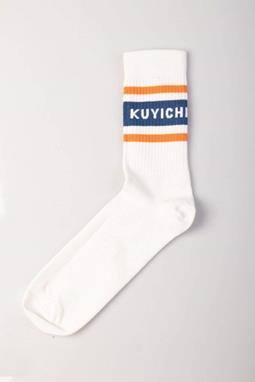 Socken Michael Weiß-Orange