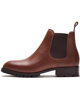 Will's Vegan Store Chelsea Boots Chestnut Brown