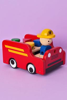 Filou Toys Feuerwehrauto aus Holz