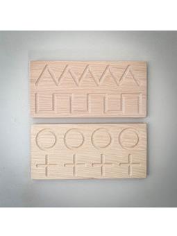 The Little Coach House Prewriting Board Montessori-Lernressourcen