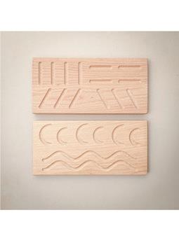 The Little Coach House Prewriting Board Montessori-Lernressourcen