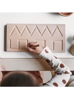 The Little Coach House Prewriting Board Montessori-Lernressourcen