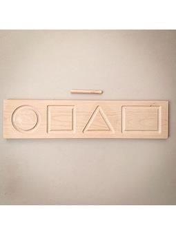 The Little Coach House Shape Board Montessori-Lernressourcen