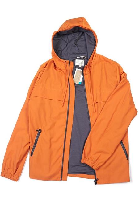 Jacket Water Resistant Lightweight Orange