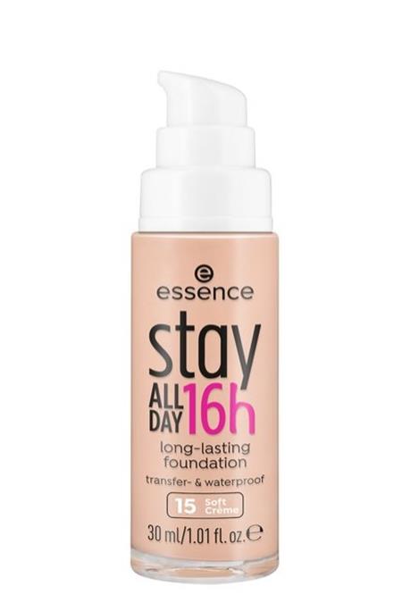 Essence Foundation Stay All Day 16hr Long Lasting 15 Soft Cream