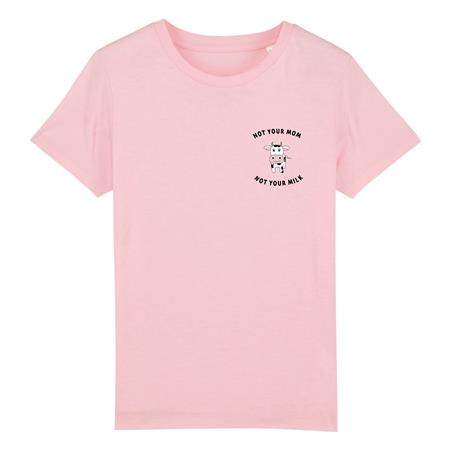 T-Shirt Not Your Mom Not You Milk - Roze