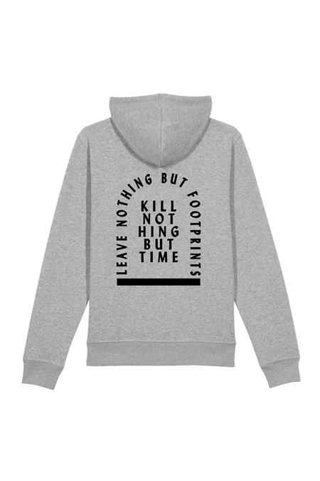 Hoodie Kill Nothing But Time Grijs