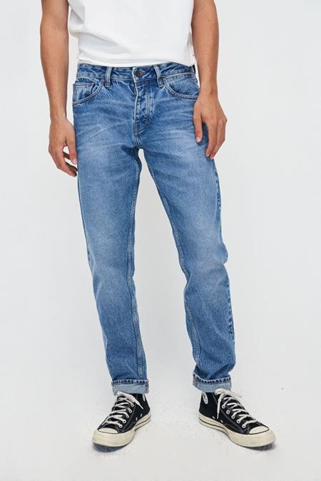 Jeans Regular Slim Jim Orange Selvedge Antique Blue
