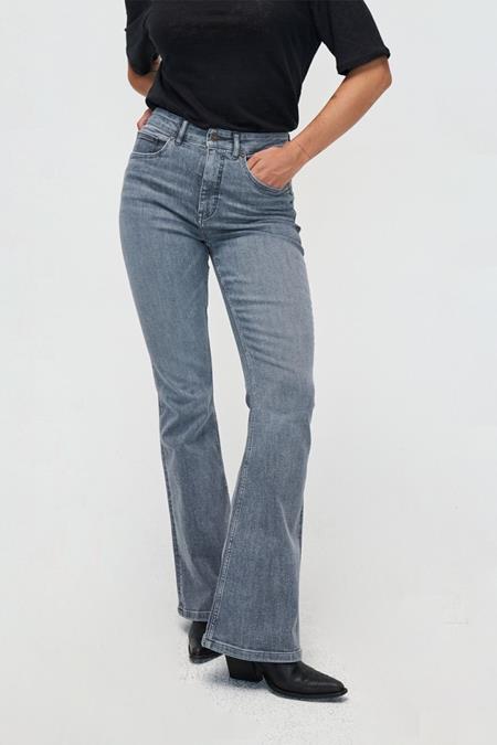 Jeans Flare Lisette Light Grey