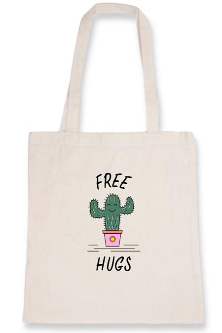 Free Hugs - Organic Cotton Tote Bag