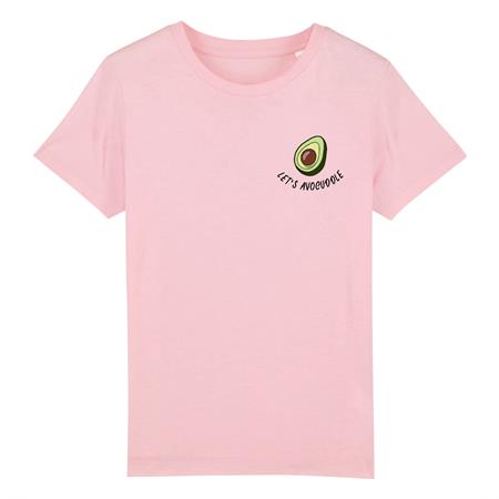 T-Shirt Let's Avocuddle - Roze