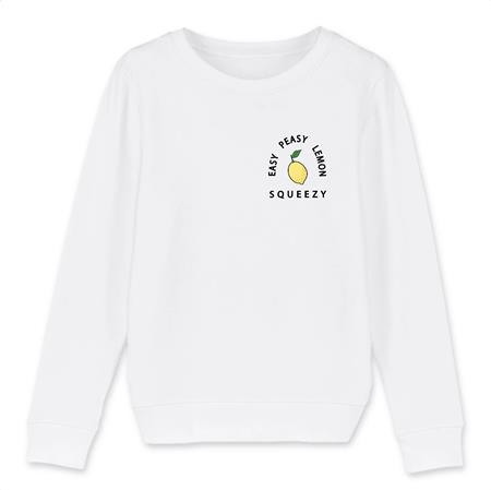 Sweater Kid Easy Peasy Lemon Squeezy - White