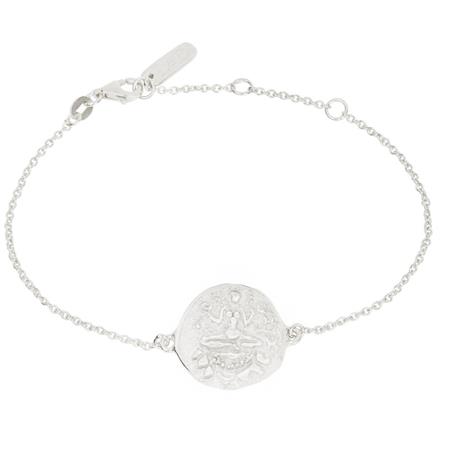 Lakshmi Coin Bracelet Silver