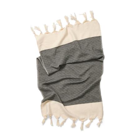 Handdoek/Theedoek Damla Zwart