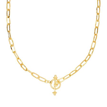 Necklace Freedom T-Bar Chain Gold