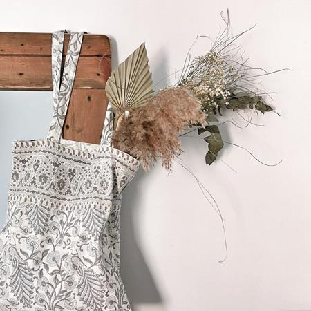Canvas Tas Bloemen Print