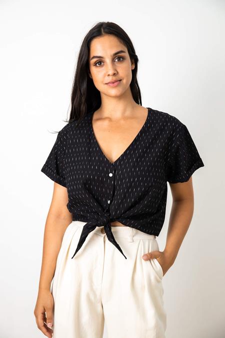 Bluse Jangal Schwarz