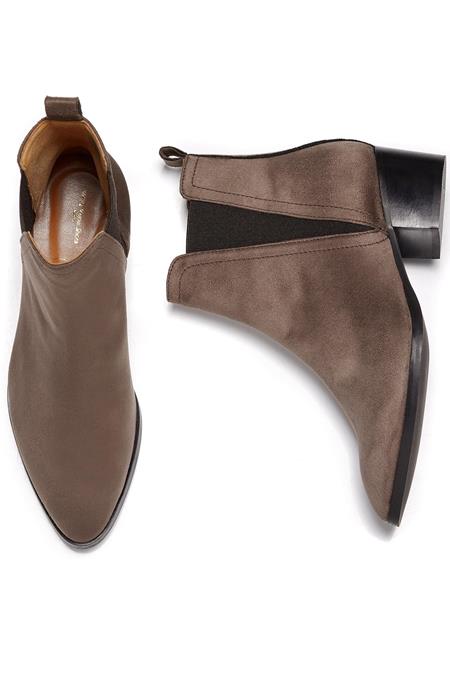 Chelsea Boots Point Toe Donkerbruin