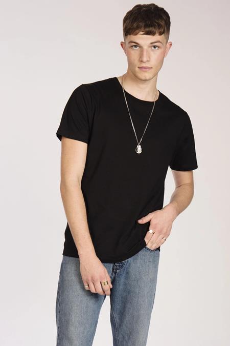 T-Shirt Plain Zwart