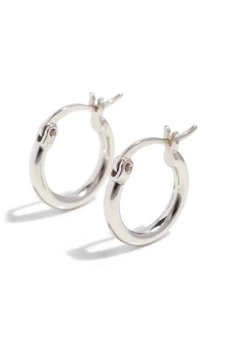 Hoops Size S Sterling Silver