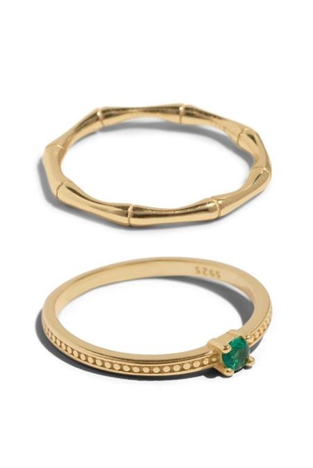 Ring Set Panda & Emma Verguld 18k