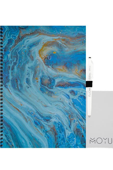 A4 Erasable Notebook Rock Paper Beyond Blue