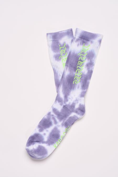 Socks Hindi Purple/White